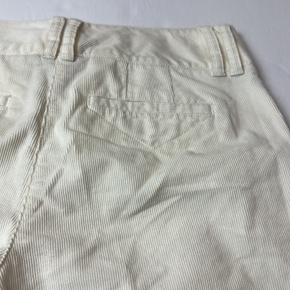 Talbots corduroy stretch cream wide leg trousers 99% cotton 1% Lycra - Picture 10 of 11